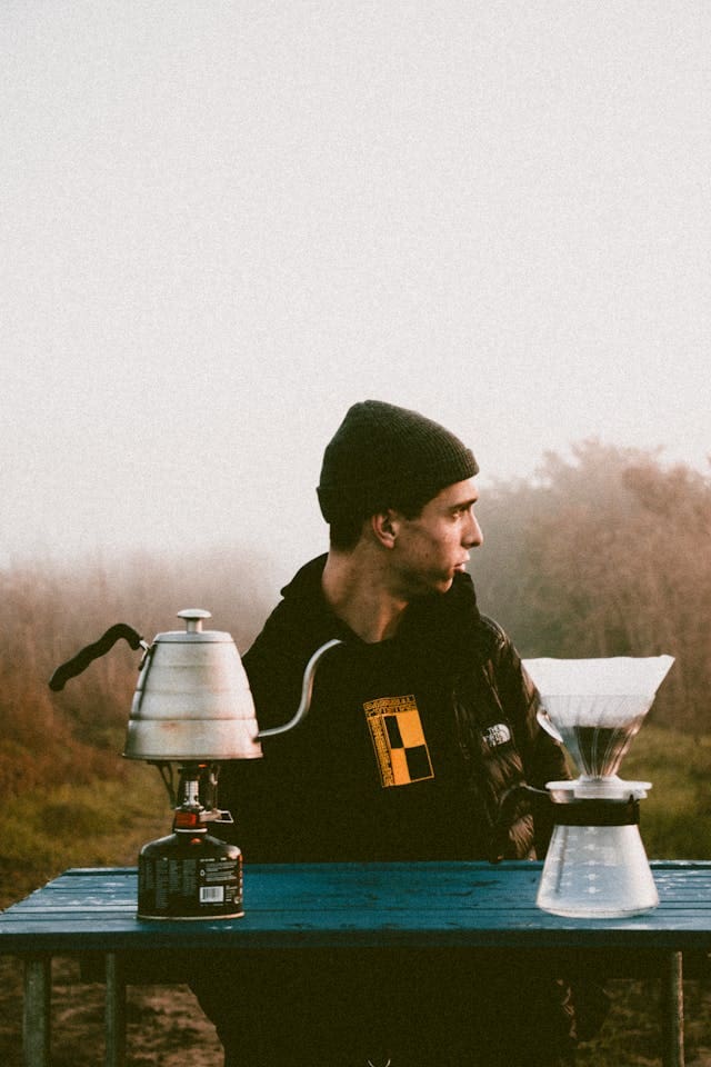 Slow liviing coffee ritual